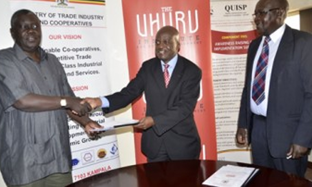 Ministry of Trade and The Uhuru Institute Sign MoU to Promote Agribusiness Productivity among Cooperatives & Citizen Collectives