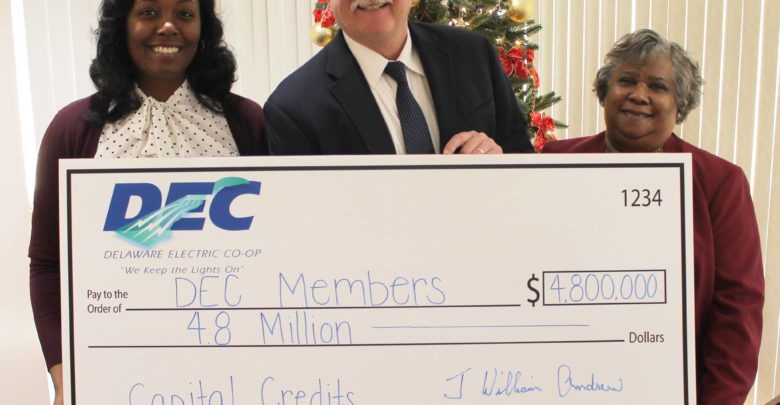 File Photo: We have an early Christmas present for our DEC members! We are giving nearly $5 million back