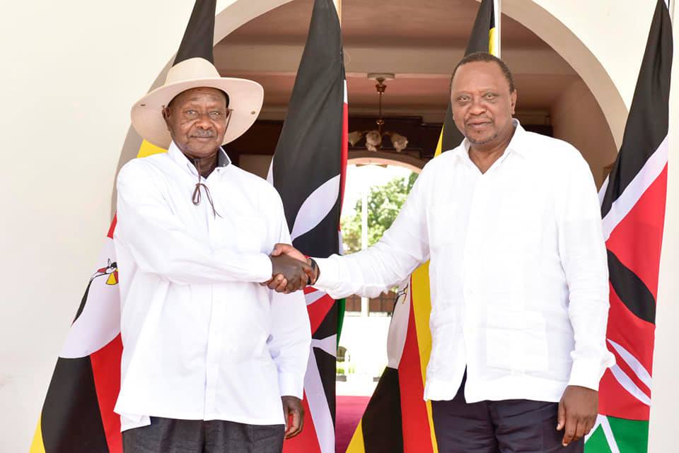 President Museveni and his Kenyan counterpart, Uhuru Kenyatta